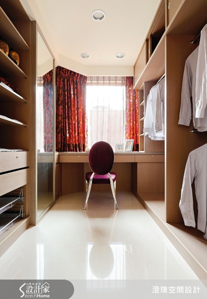 女人來說，服飾、鞋子的收納，及屬於私人空間的梳化妝